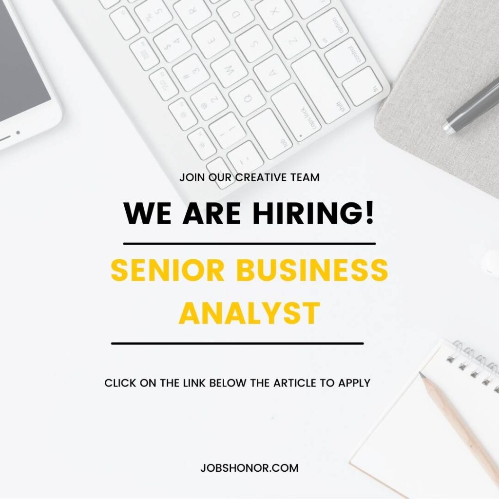 Senior Business Analyst