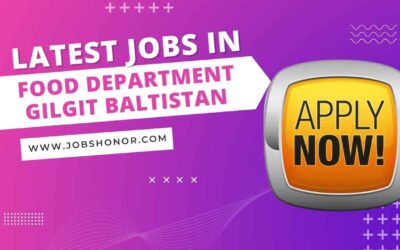 Food Department Gilgit Baltistan jobs