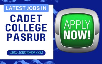 Job opportunities in Cadet College Pasrur